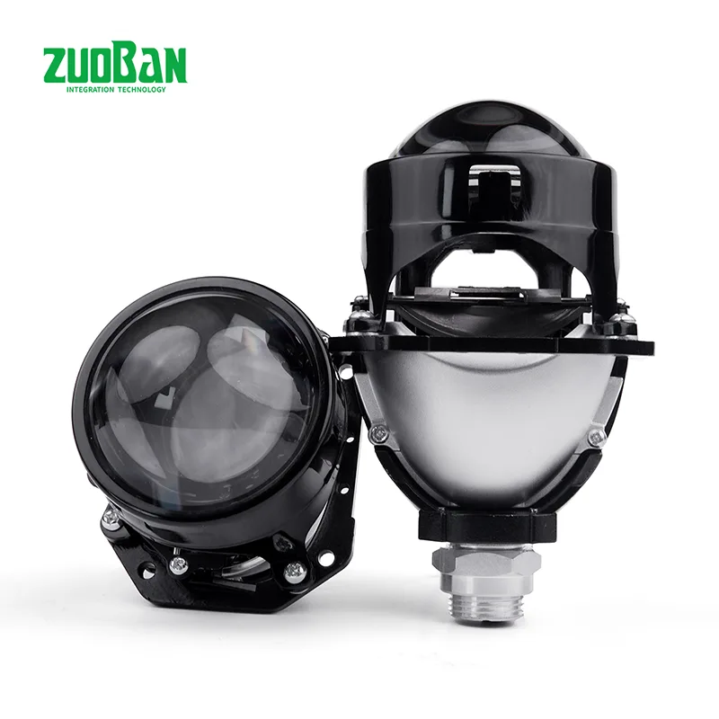 Đèn pha thấu kính kép hai cốc cắm và chạy 2,5 inch T0325