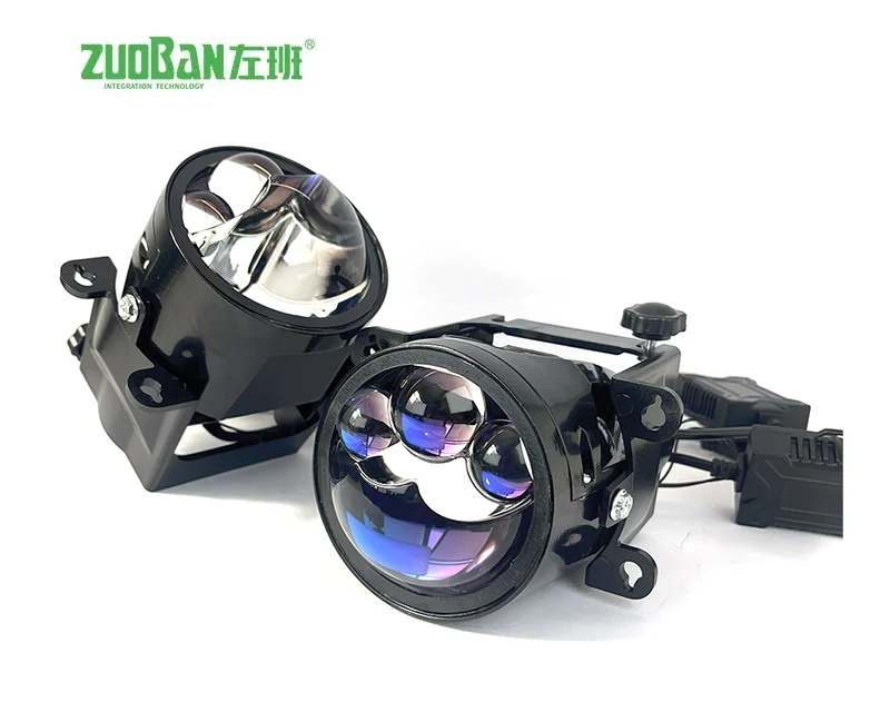 Đèn sương mù LED có độ sáng cao với ánh sáng ba màu