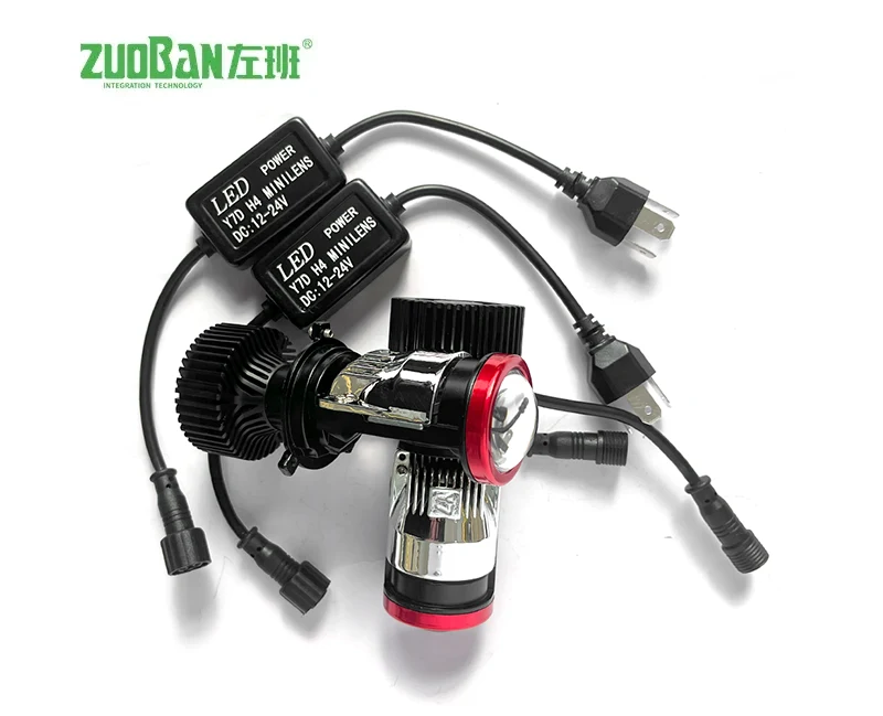 Bóng đèn đèn pha LED H4 50W đèn pha đèn LED